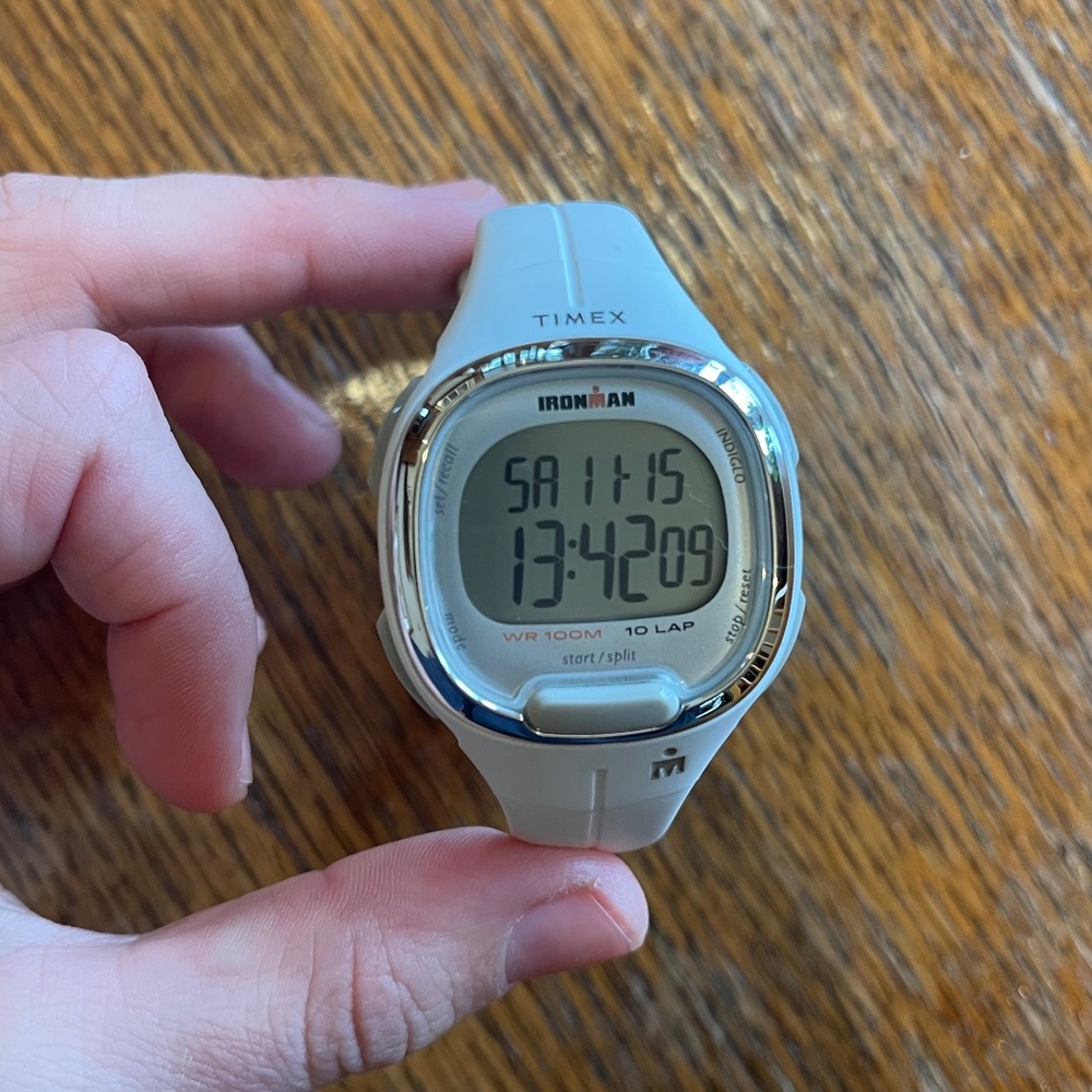 Women’s timex digital watch white/silver